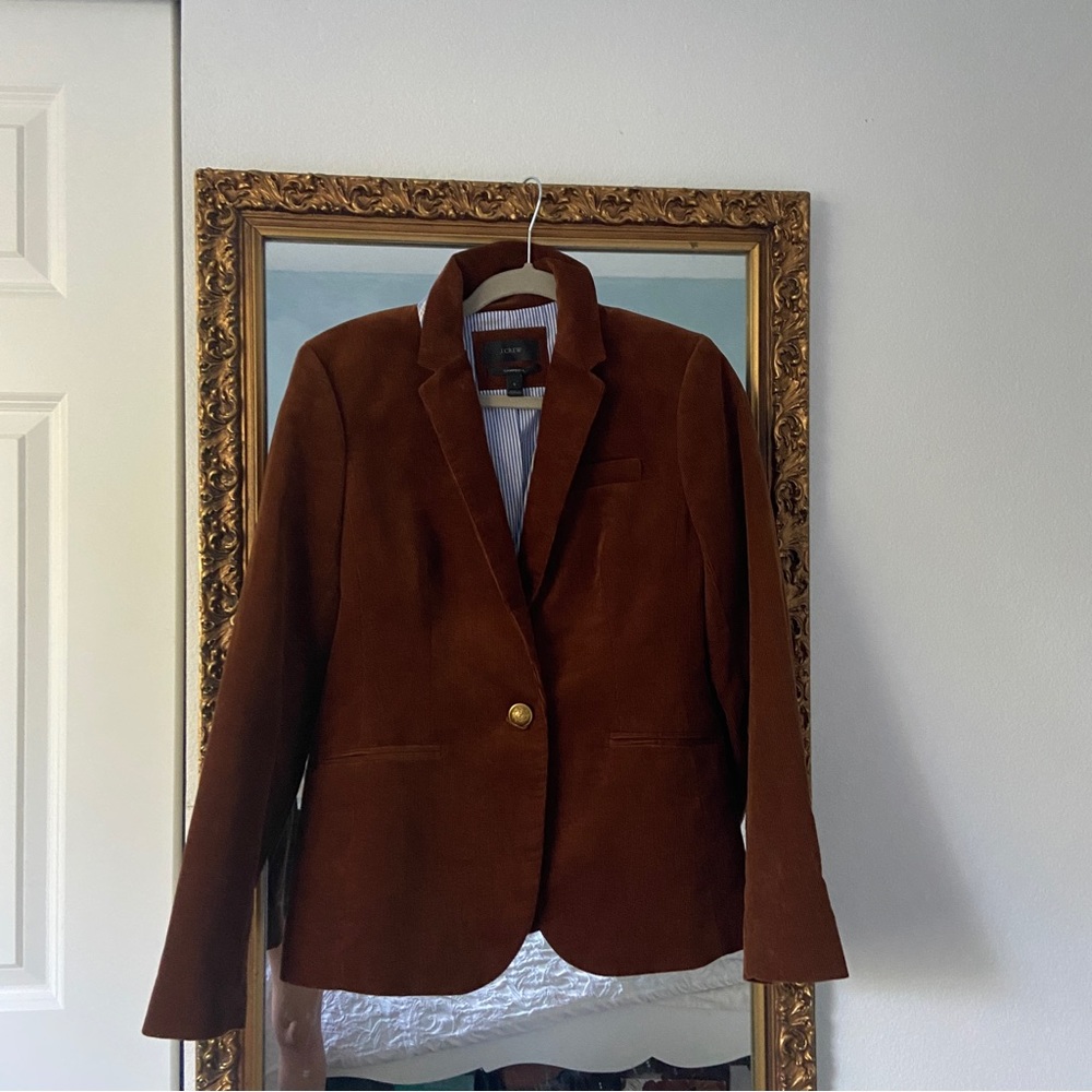 Jcrew brown corduroy blazer jacket